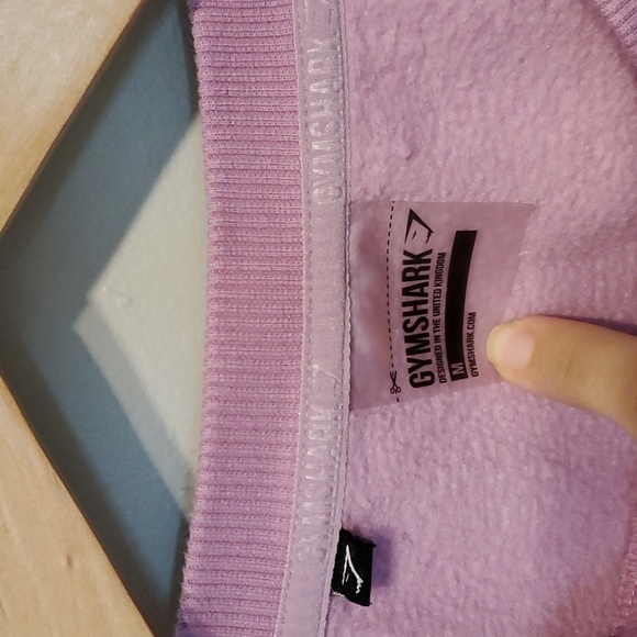 Gymshark Womens Hoodie Crop Sweater sweatshirt sz M - Picture 4 of 9